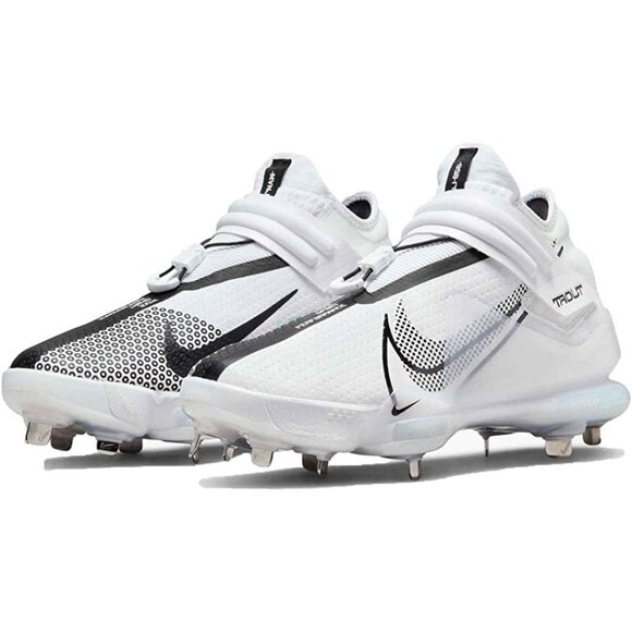Nike Men's Force Zoom Trout 7 Pro Metal Baseball Cleats CI3134-102 White Size 8 - Picture 1 of 7